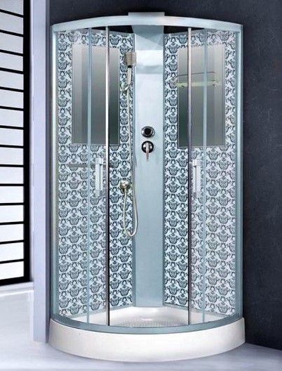 Душевая кабина Niagara Lux NG-7715WBK 90x90