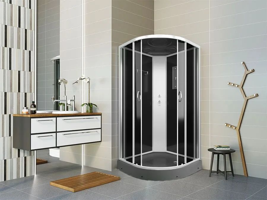 Душевая кабина ER3509P-C2-RUS_GRAY 90х90