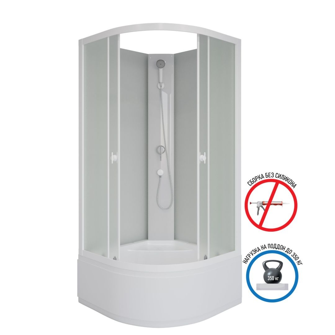 Душевая кабина Niagara Promo P80-40-MT-BK