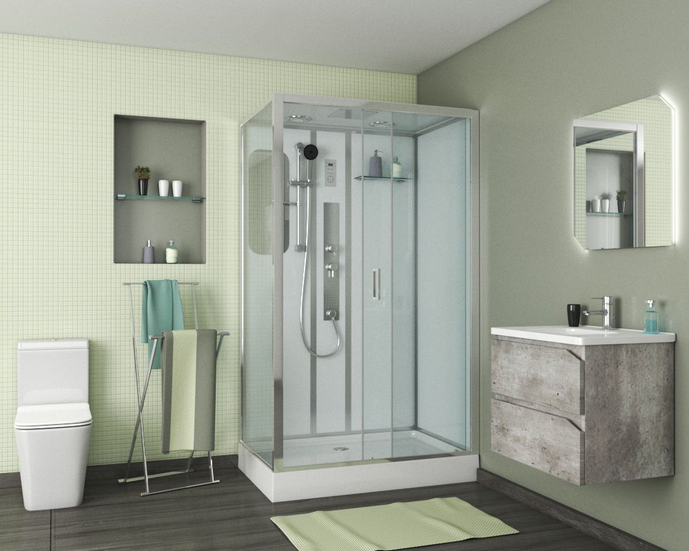 Душевая кабина Niagara Premium NG- 6012-01GQR 120х85