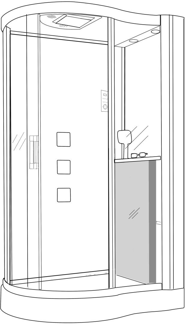 Душевая кабина Grossman GR-143 R 120х90