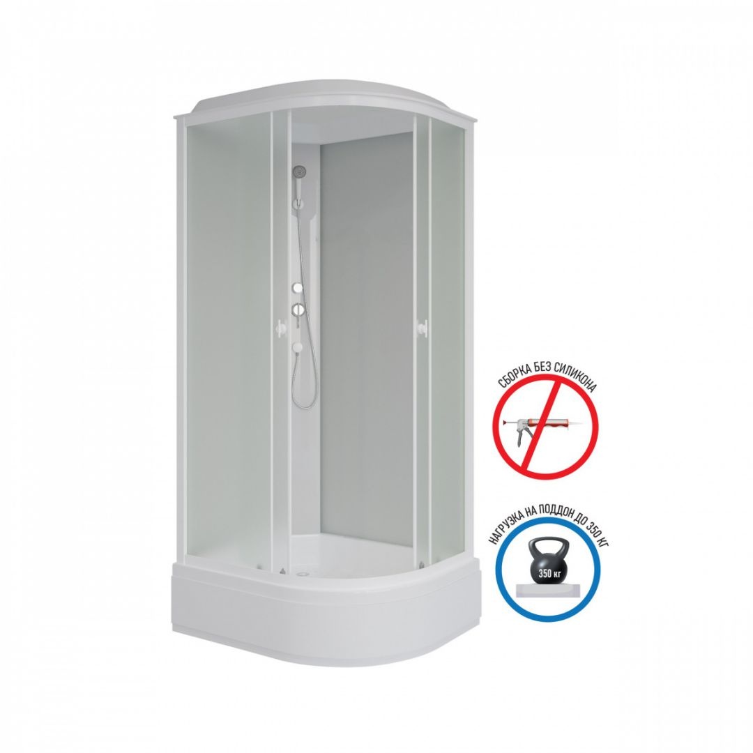 Душевая кабина Niagara Promo P100/80/26L/MT Левая