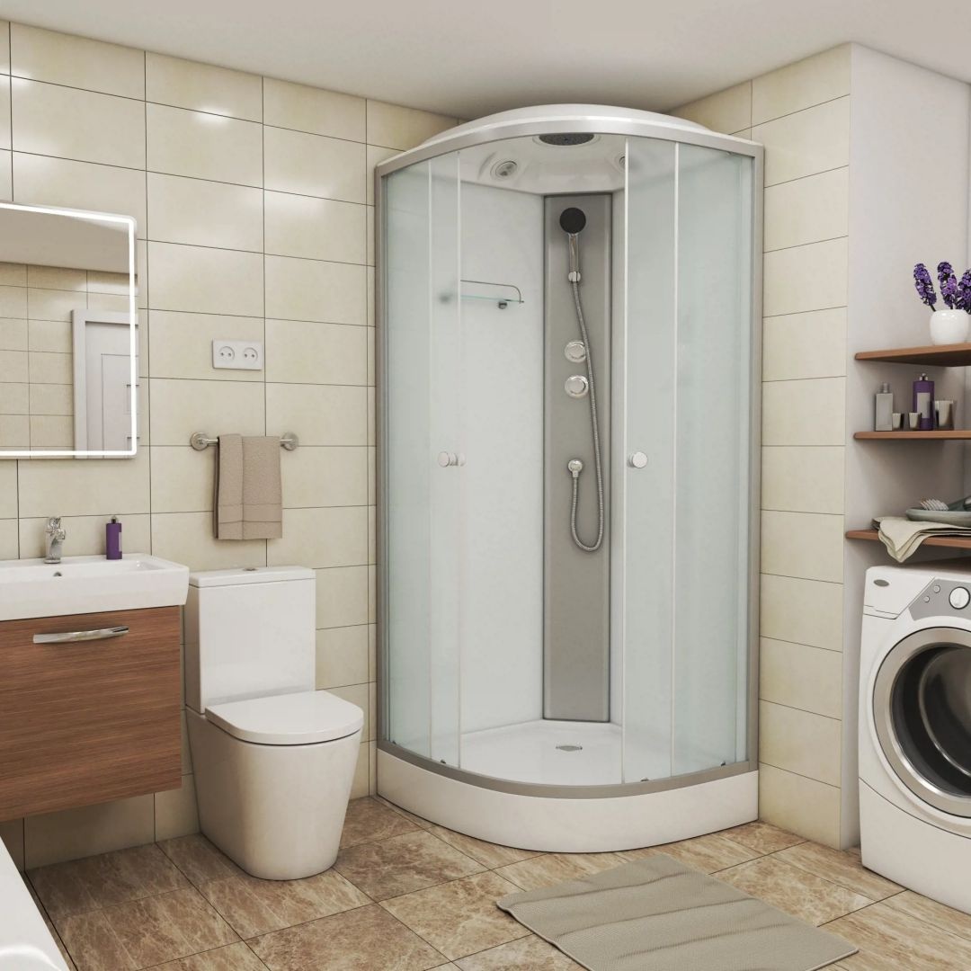 Душевая кабина Niagara Eco NG-4303-14 80х80 - купить с установкой под ...